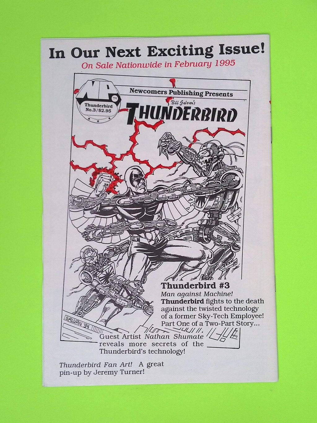 Thunderbird #2 Newcomers Publishing 8.0 Comic Book W197-42