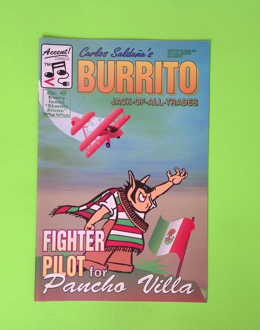 Burrito #3 Accent Comics High Grade Comic Book B4-81