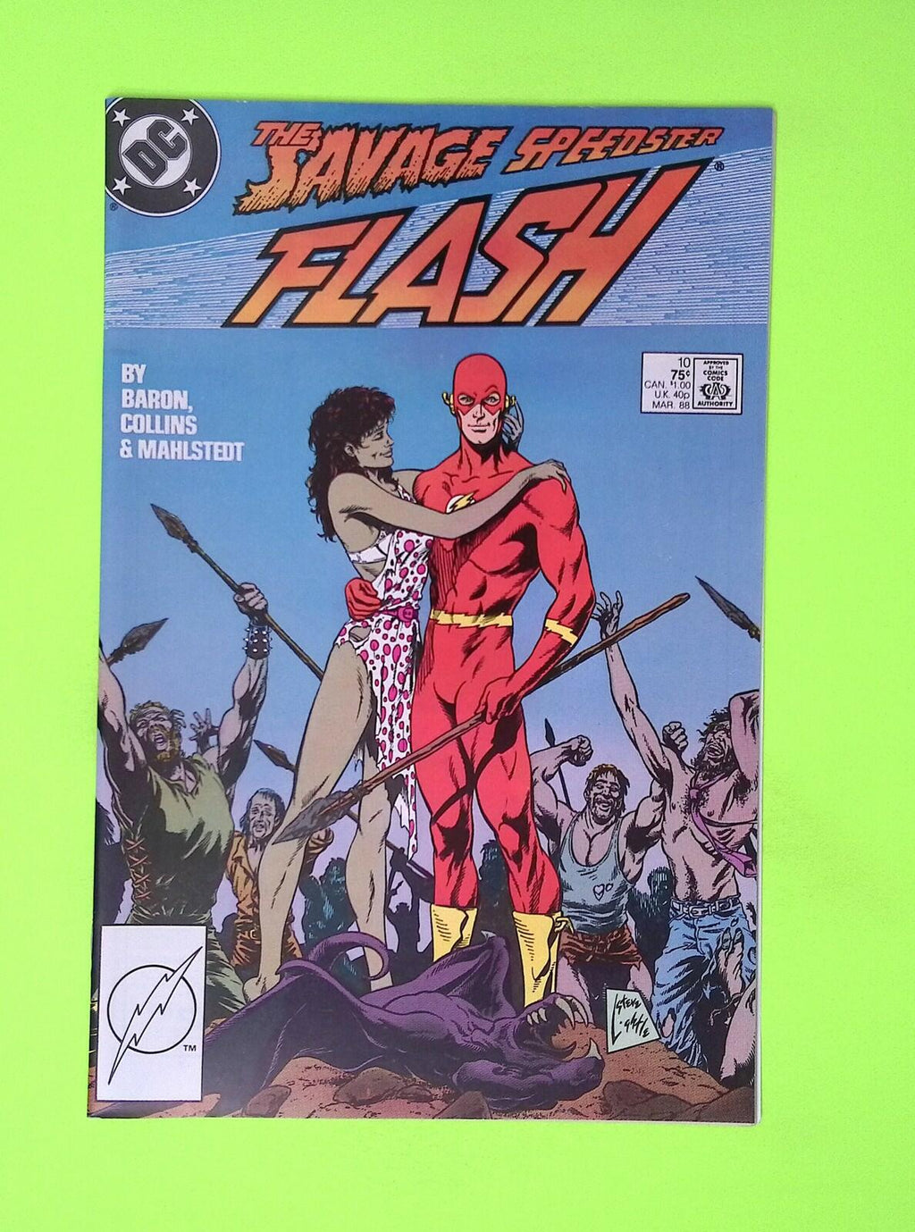 Flash #10 Vol. 2 1988 DC Comics High Grade Comic Book W235-155