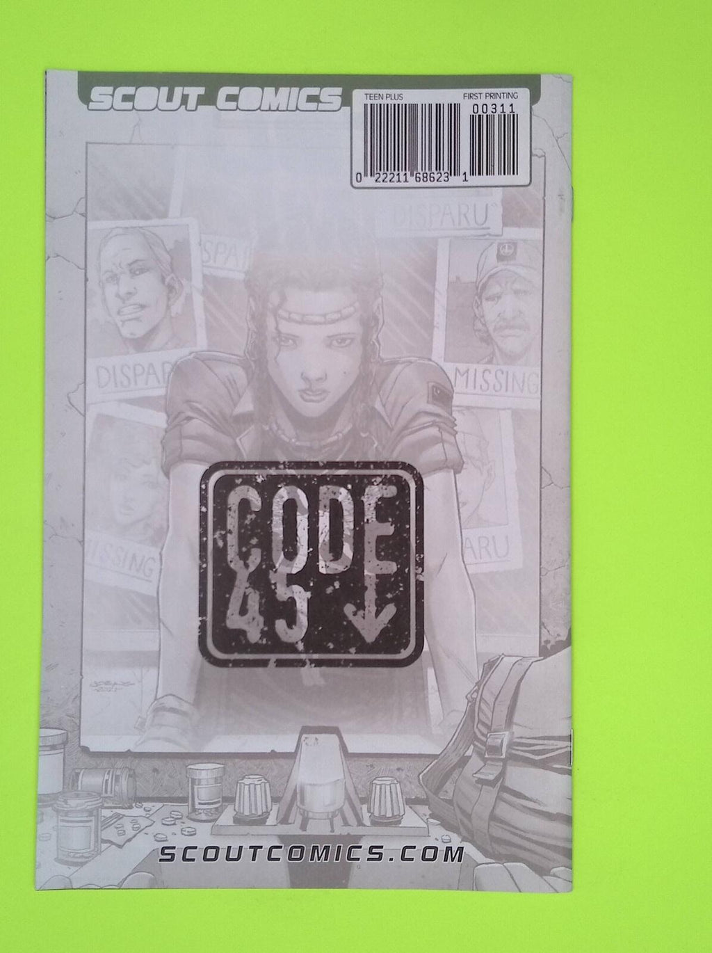 Code 45 #3 2022 Scout Comics High Grade Comic Book K41-214
