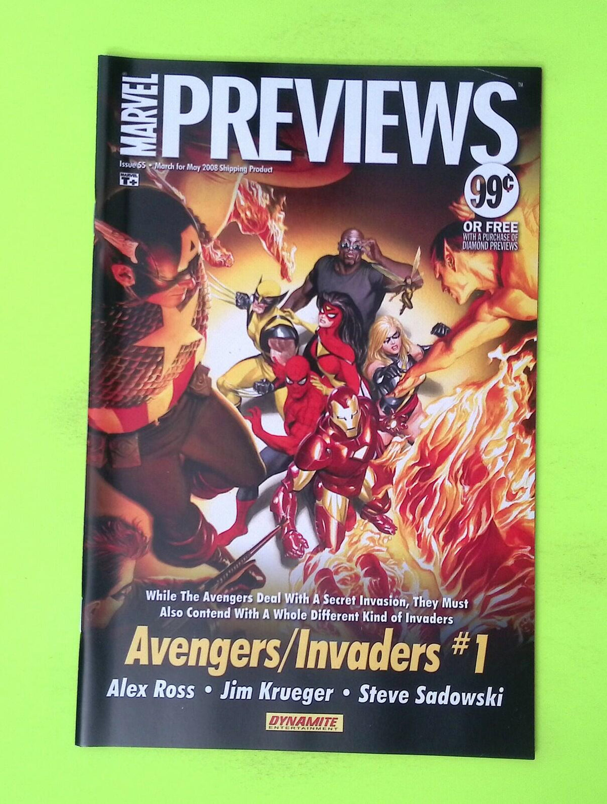 Marvel Previews #55 Vol. 1 Marvel Comics High Grade Comic Book W66-224