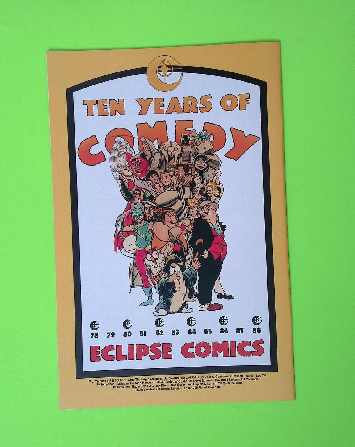 Zot! #22 1988 Eclipse Comics High Grade Comic Book B6-158