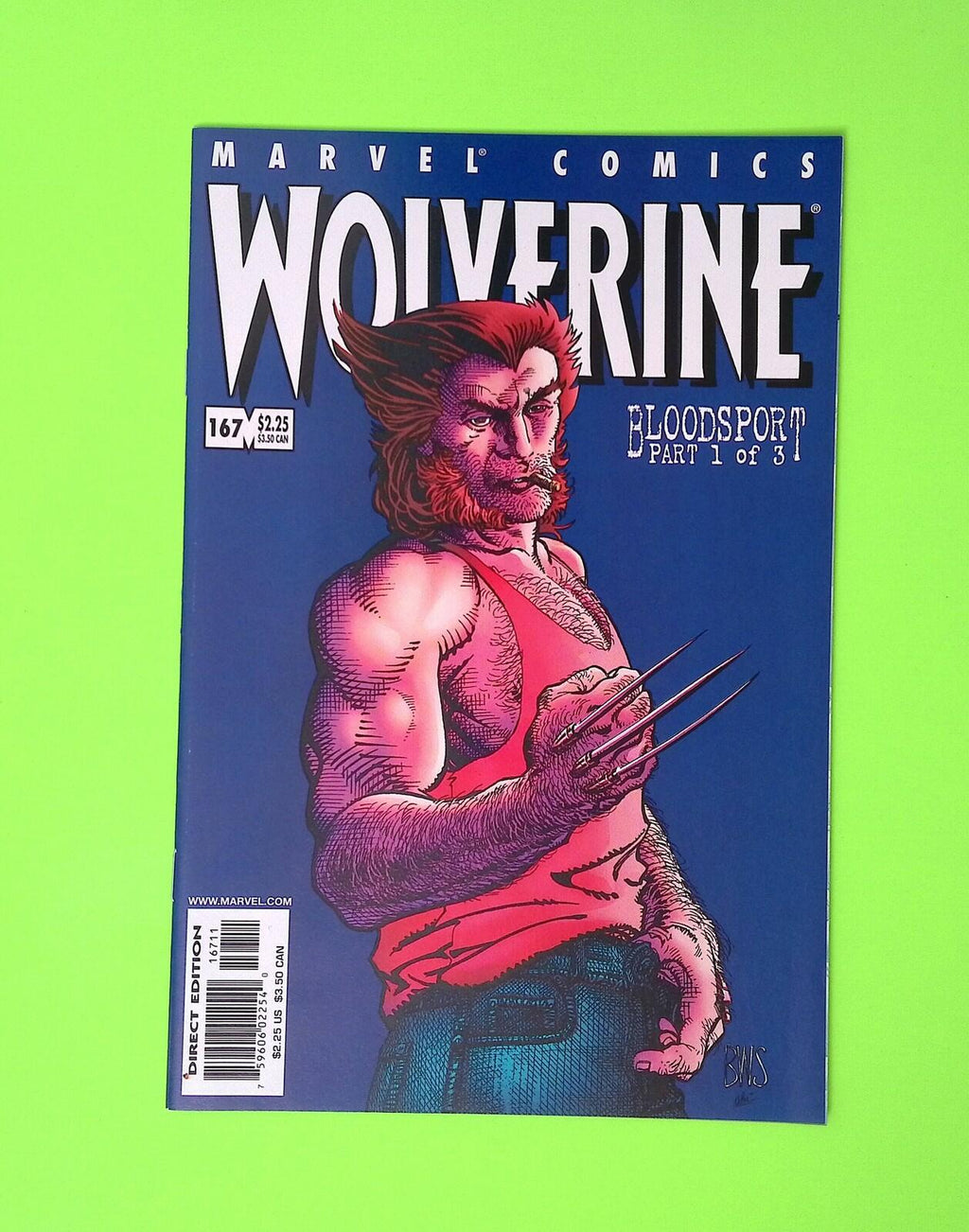 Wolverine #167 Vol. 2 2001 Marvel Comics High Grade Comic Book B10-177