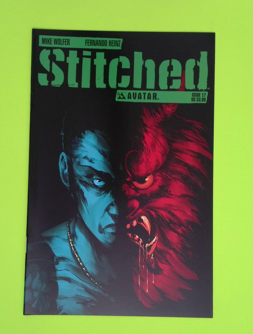 Stitched #17 2013 Avatar Press High Grade Comic Book W5-103