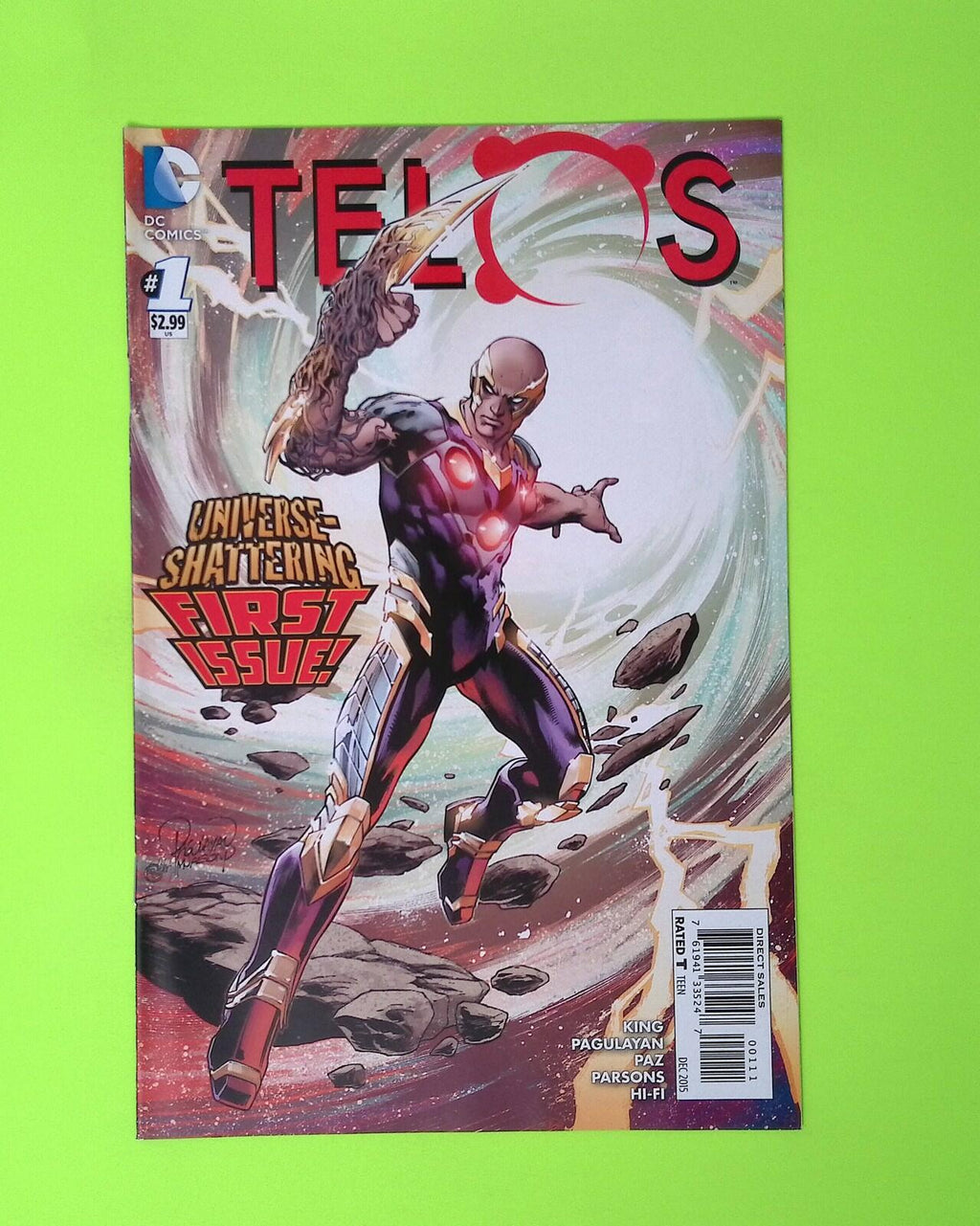 Telos #1 2015 DC Comics High Grade Comic Book X224-85
