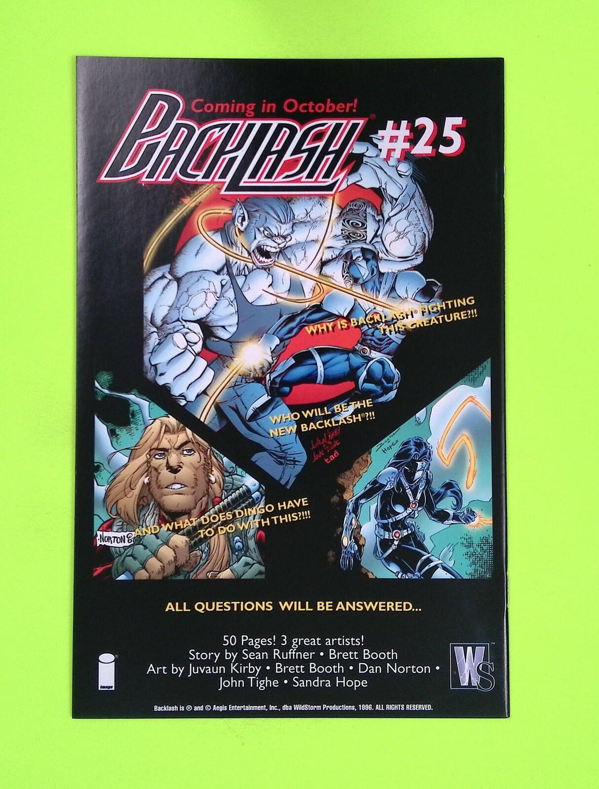 DV8 #1g 1996 Image Comics Variant High Grade Comic Book G75-101