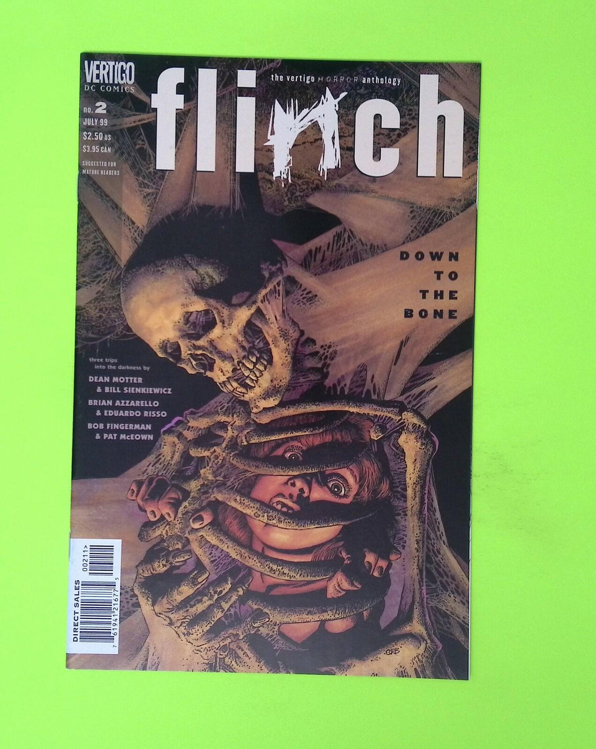 Flinch #2 1999 Vertigo High Grade Comic Book Q27-256
