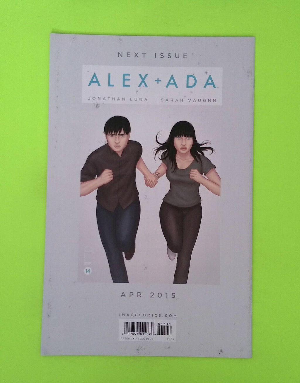 Alex + Ada #13 2015 Image Comics High Grade Comic Book W216-178