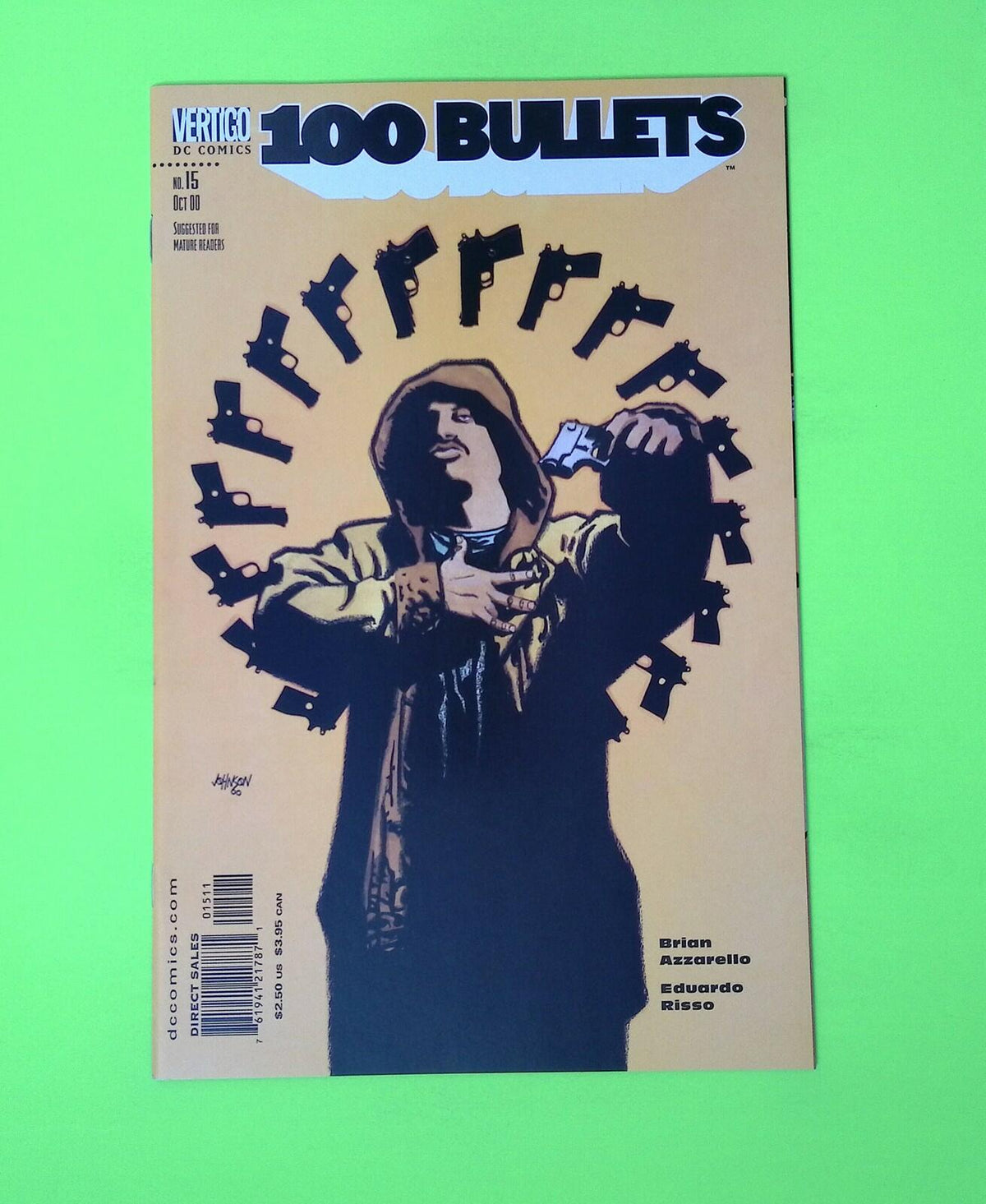 100 Bullets #15 2000 Vertigo 1st App High Grade Comic Book B35-60