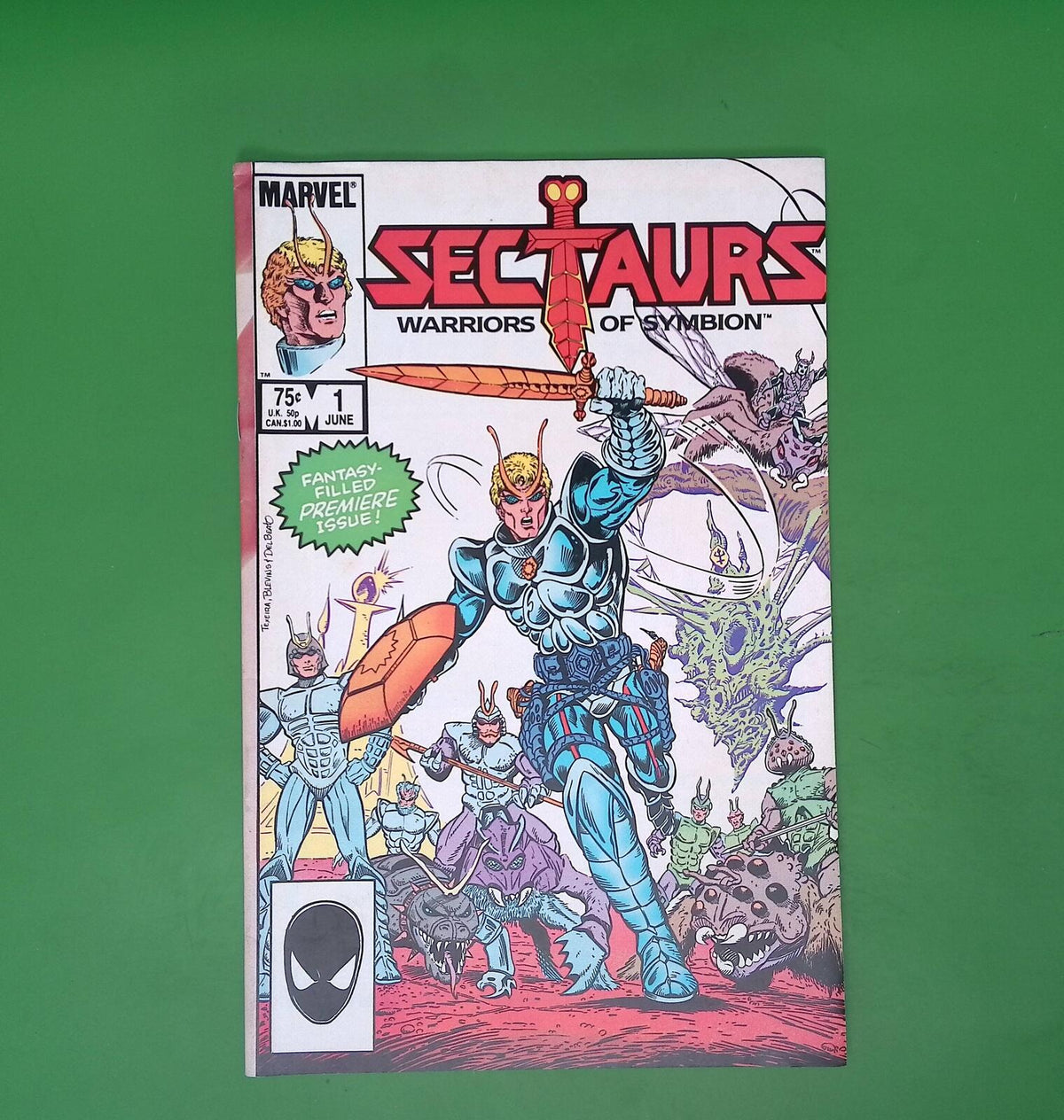 SECTAURS #1 8.0 MARVEL COMIC BOOK H48-54