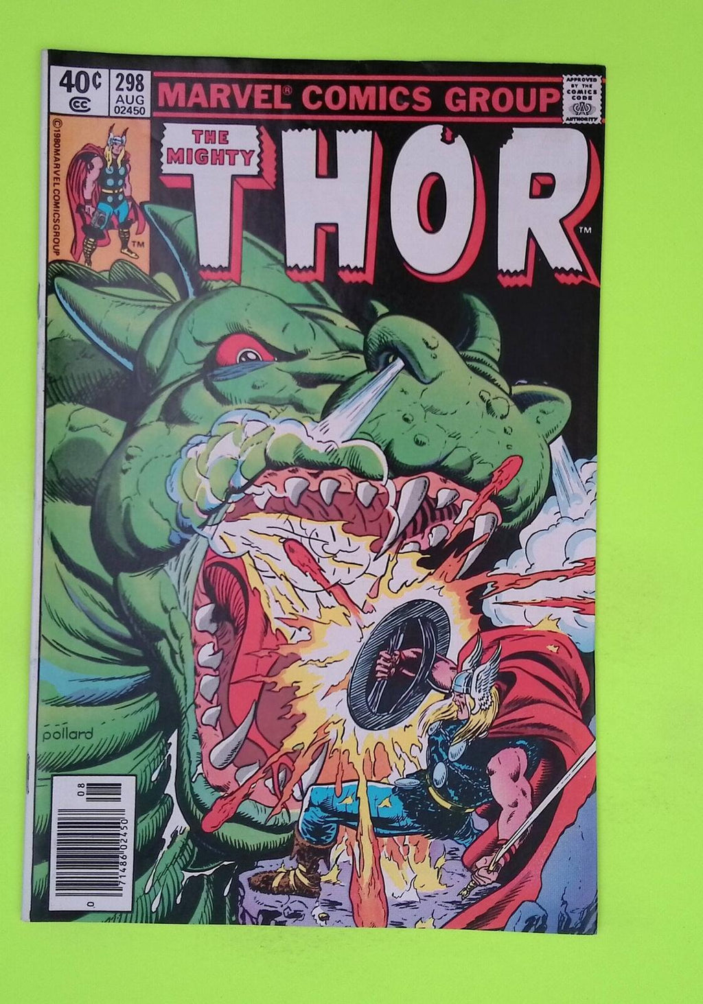 Thor #298 Vol. 1 1980 Marvel Comics Mid Grade Comic Book A22-92