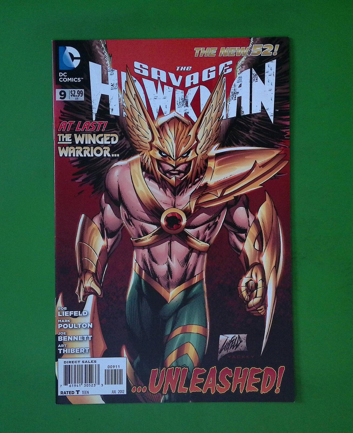 Savage Hawkman #9 2012 DC Comics 1st App 8.0 Comic Book L13-243