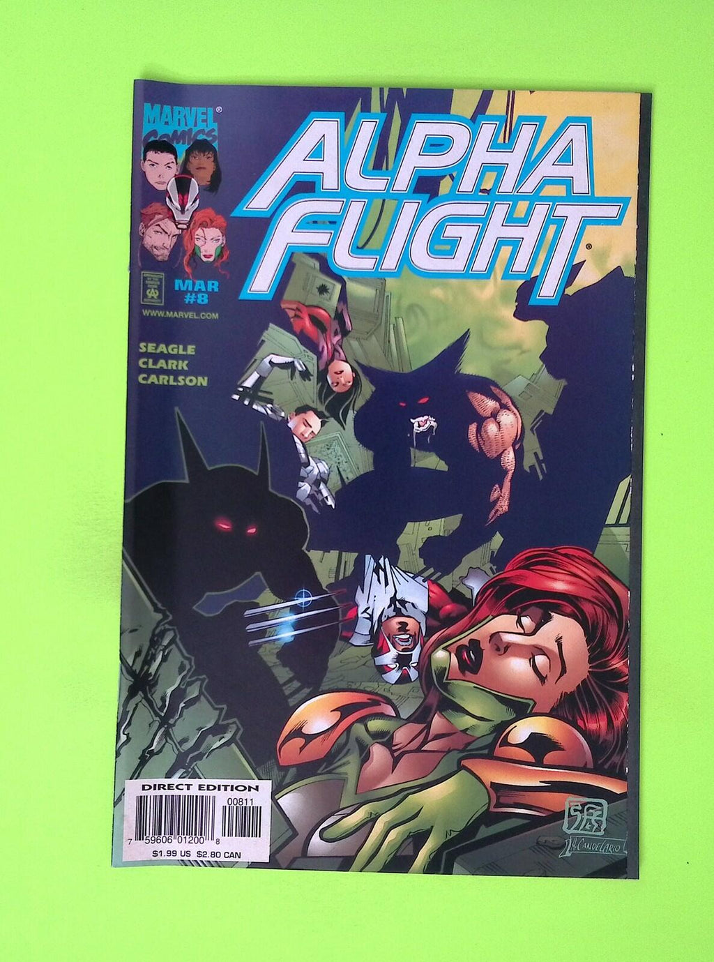 Alpha Flight #8 Vol. 2 1998 Marvel Comics High Grade Comic Book W235-60