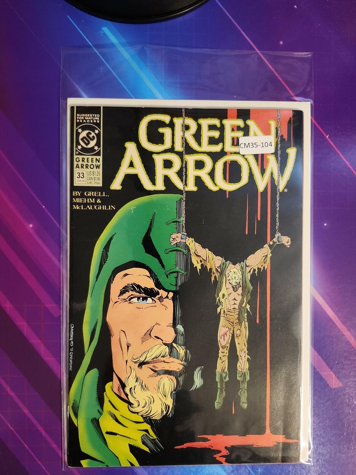 GREEN ARROW #33 VOL. 2 8.0 DC COMIC BOOK CM35-104