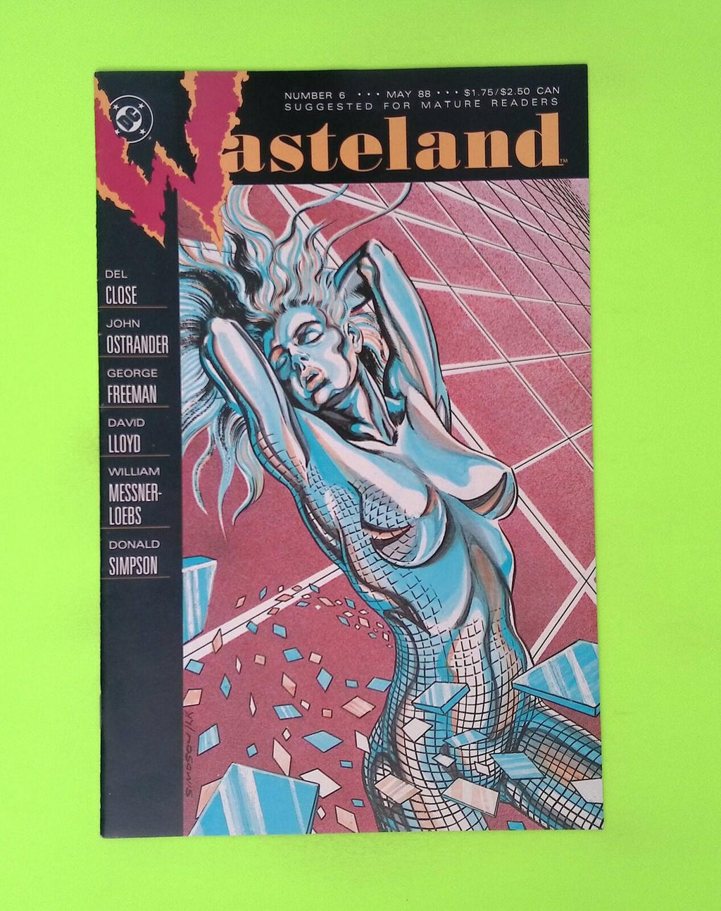 Wasteland #6error 1988 DC Comics Variant 7.0 Comic Book W162-166