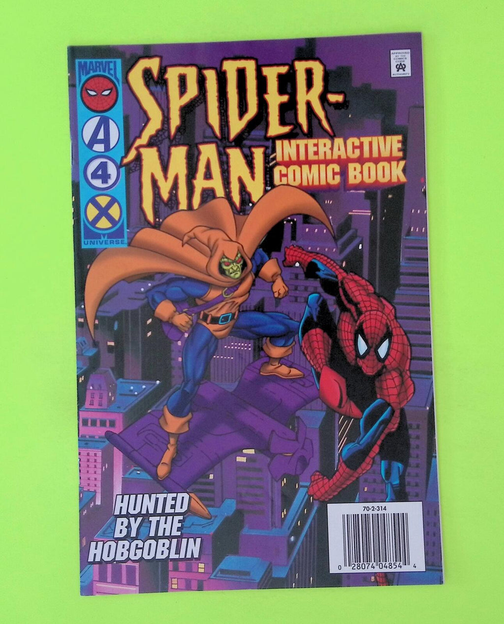 Spider-Man Interactive Comic Book #1 1996 Marvel Comics Newsstand L22-218