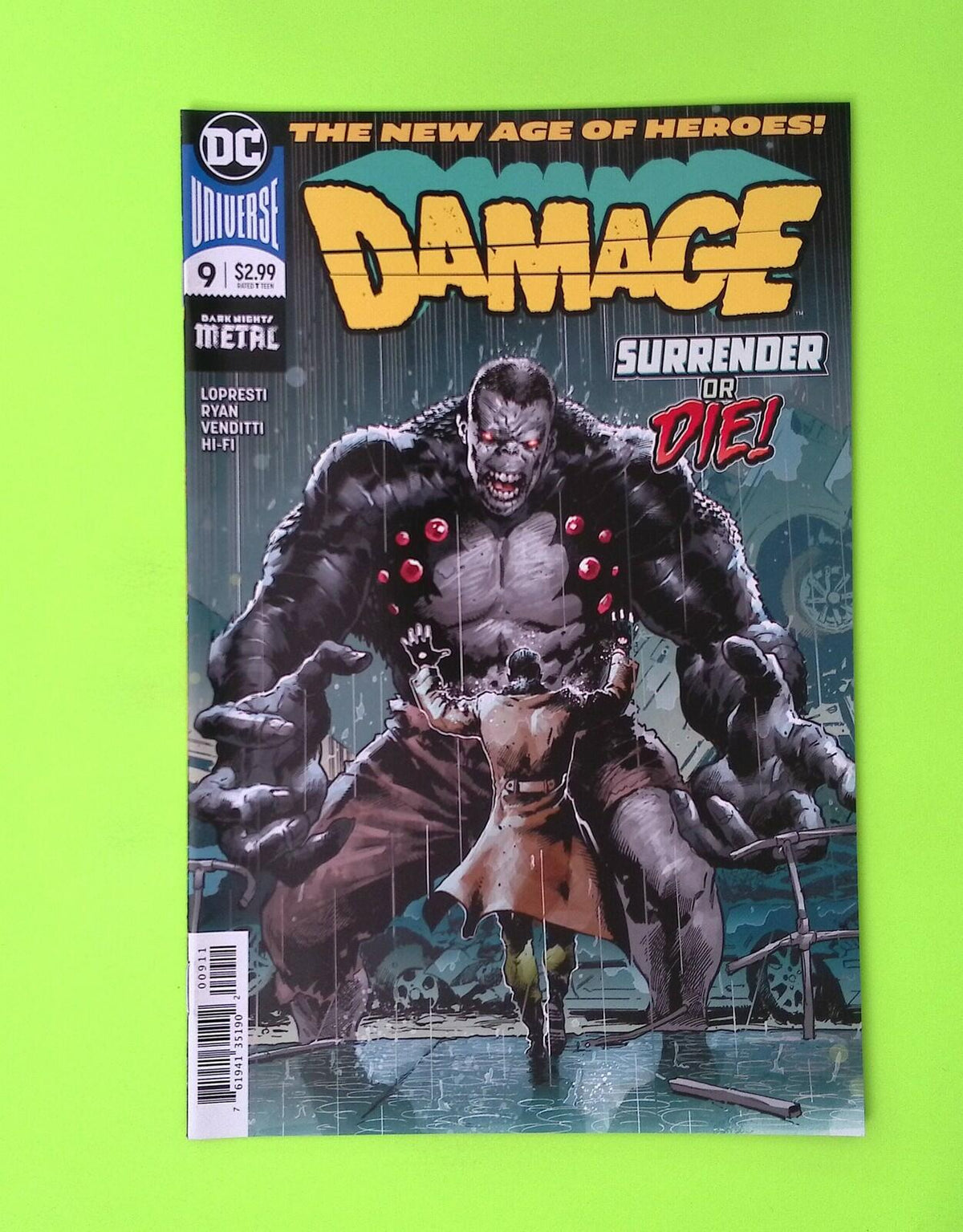 Damage #9 Vol. 2 2018 DC Comics High Grade Comic Book P46-59