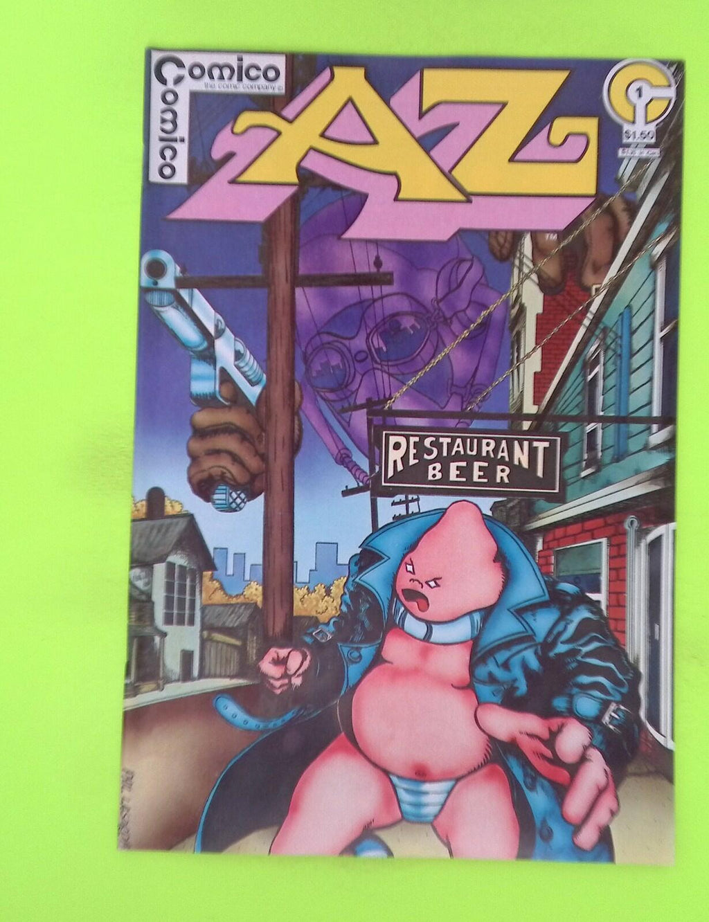AZ #1 1983 Comico Comics High Grade Comic Book W11-46