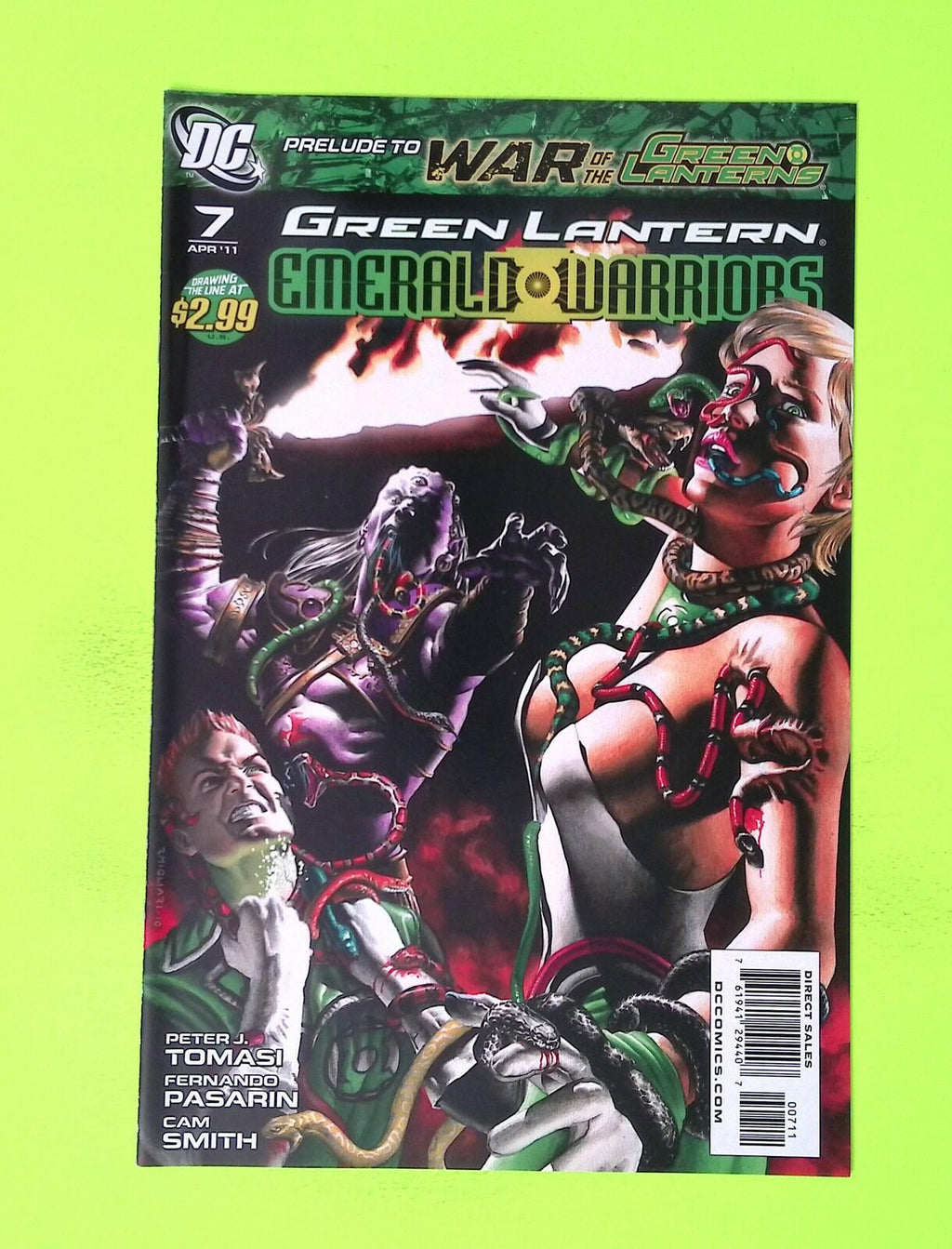 Green Lantern Emerald Warriors #7 2011 DC Comics High Grade Comic Book J92-302