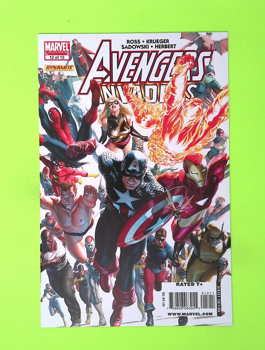 Avengers/Invaders #12 2009 Marvel Comics High Grade Comic Book X96-45