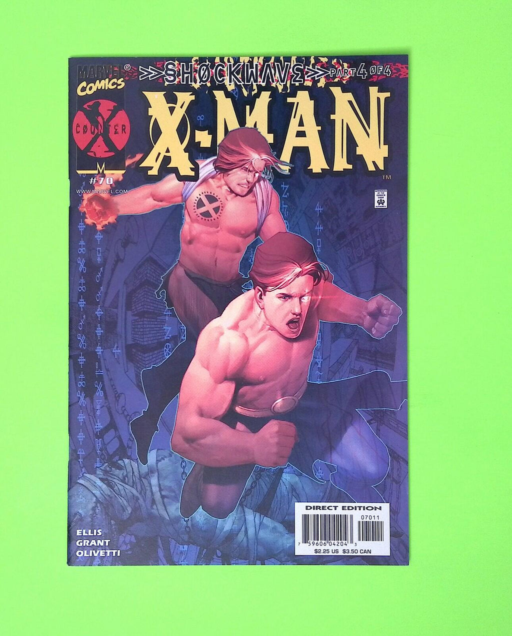 X-Man #70 2000 Marvel Comics High Grade Comic Book B18-64