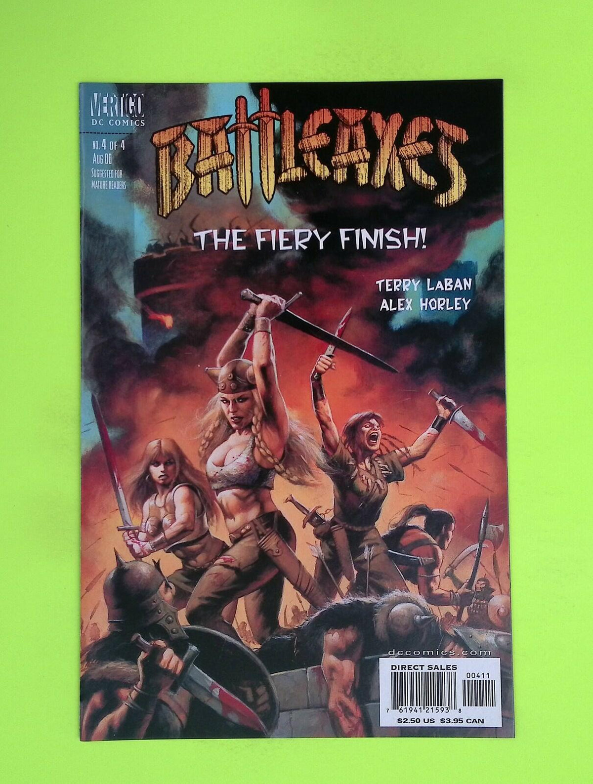 Battleaxes #4 Vertigo High Grade Comic Book J51-73