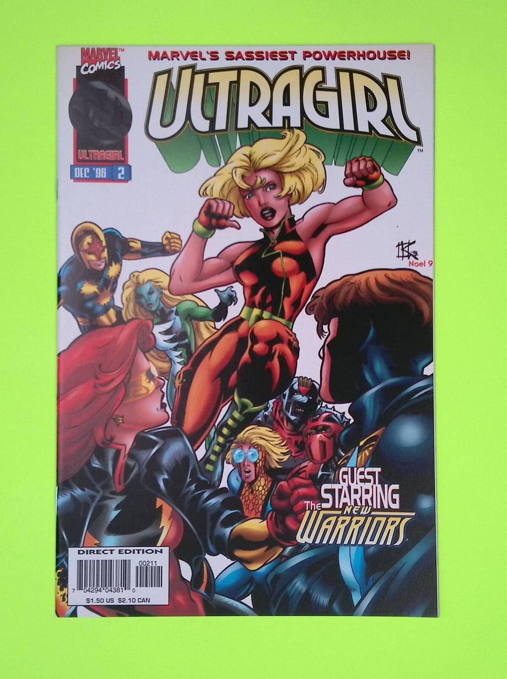 Ultragirl #2 1996 Marvel Comics 1st App High Grade Comic Book K41-95
