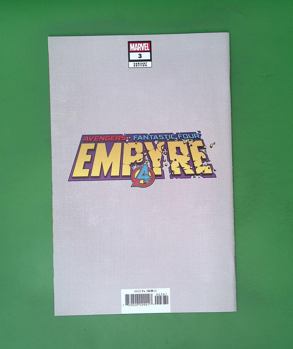 Empyre #3walmart Marvel Comics Variant High Grade Comic Book H99-87