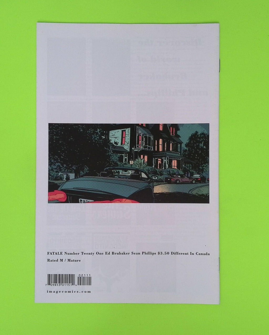 Fatale #21 2014 Image Comics High Grade Comic Book X147-4