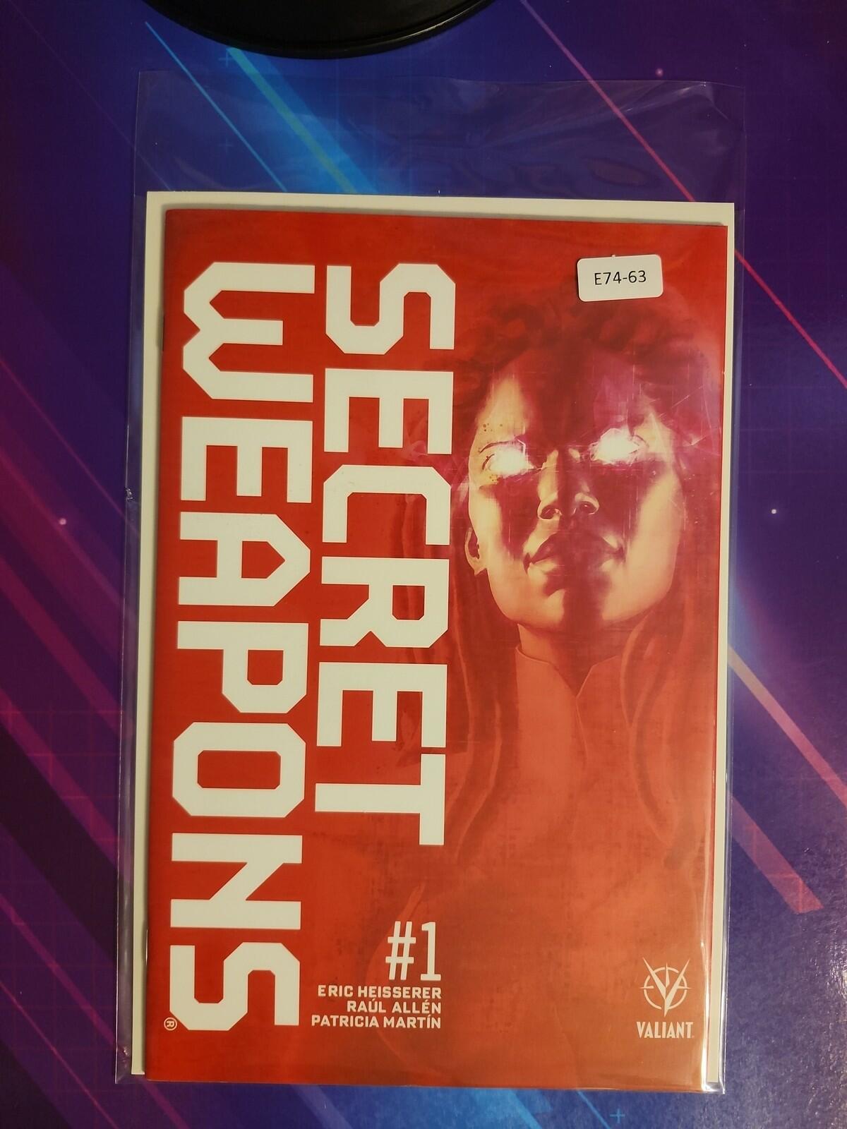 SECRET WEAPONS #1 - 2ND PRINT VOL. 2 HIGHER GRADE VARIANT E74-63