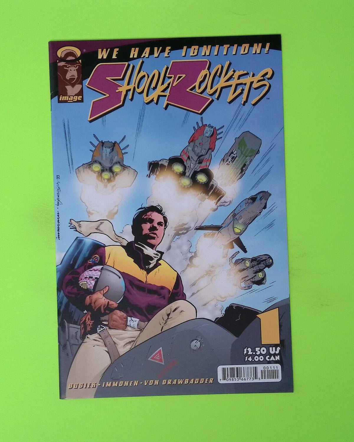 Shock Rockets #1 2000 Image Comics Higher Grade Comic Book X232-141