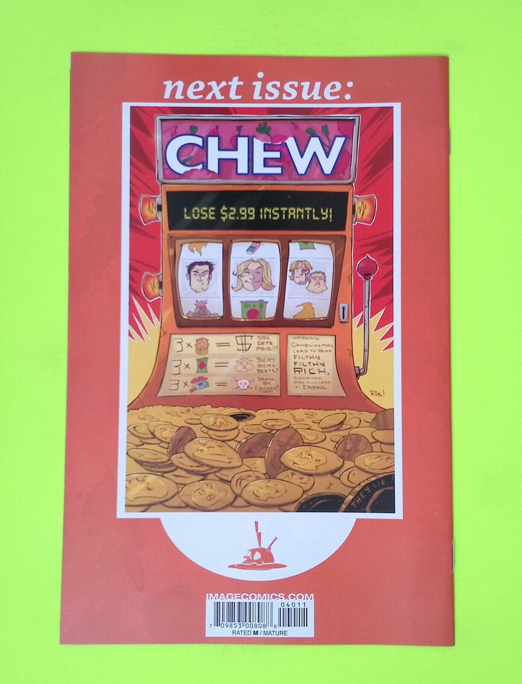 Chew #40 2014 Image Comics High Grade Comic Book Q6-87