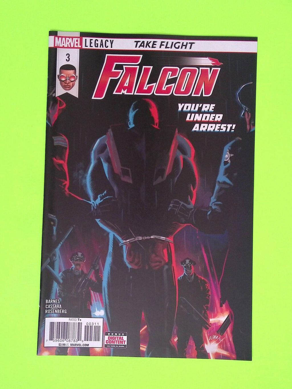 Falcon #3 Vol. 2 2018 Marvel Comics High Grade Comic Book W198-56