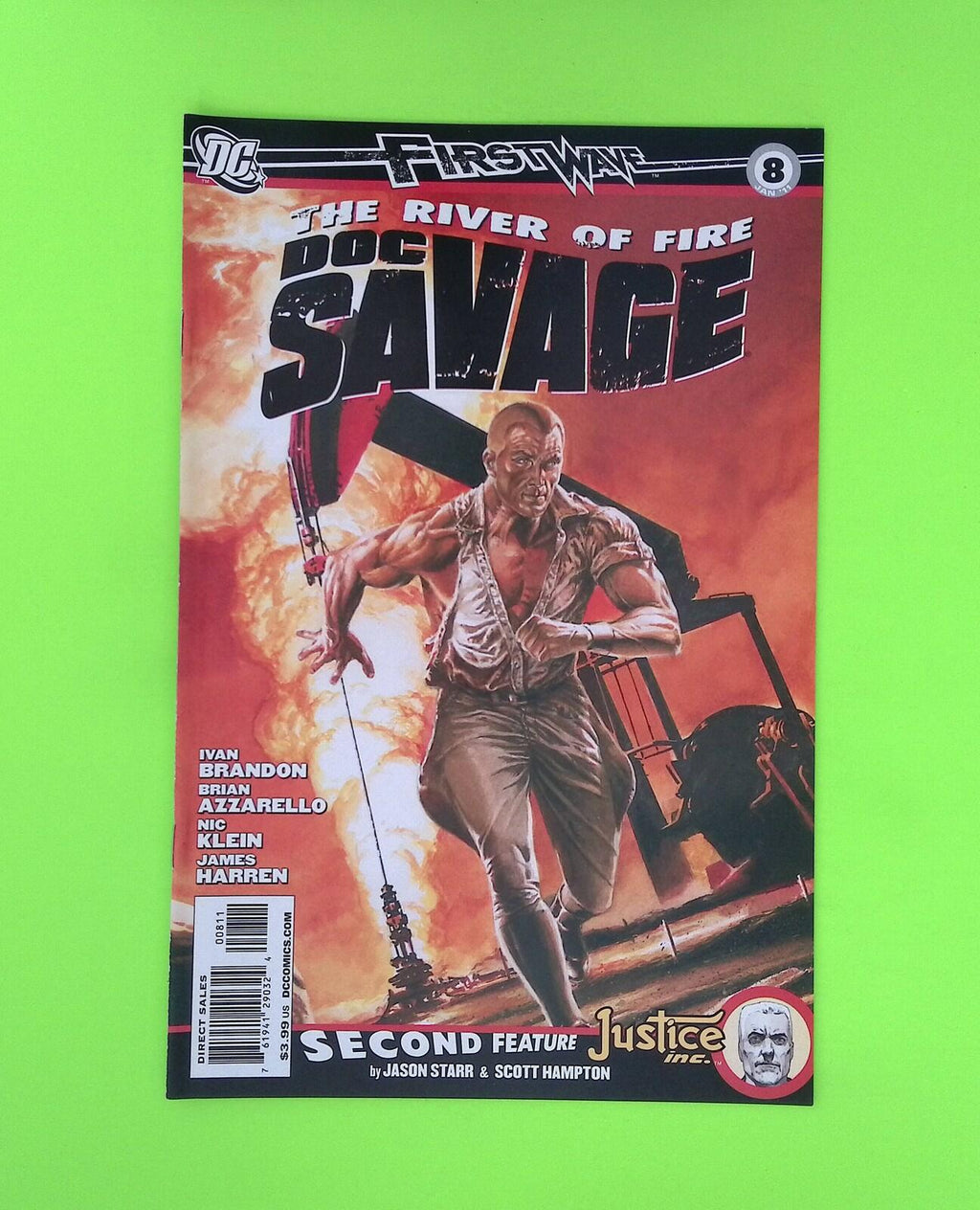 Doc Savage #8 Vol. 5 2011 DC Comics Higher Grade Comic Book W319-66