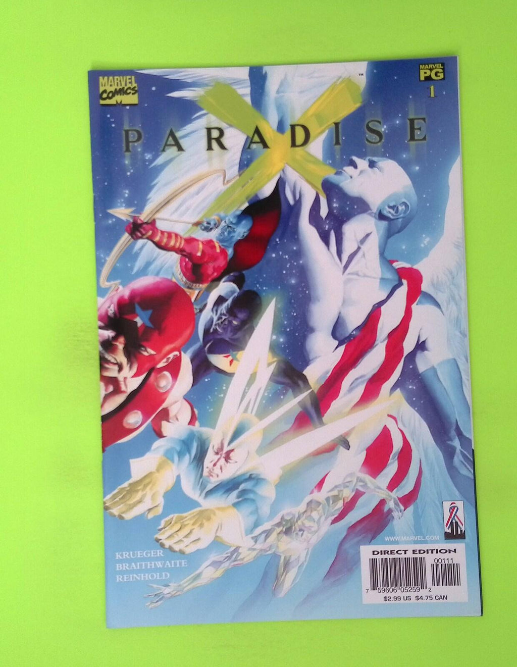 Paradise X #1 2002 Marvel Comics High Grade Comic Book W251-99