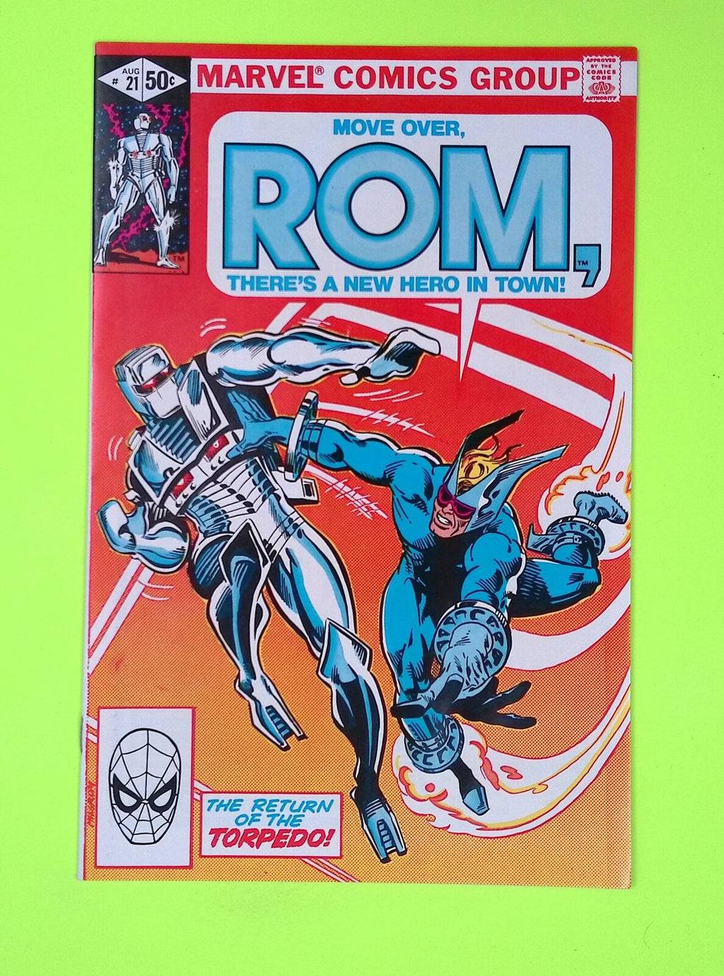 Rom #21 Vol. 1 1981 Marvel Comics 8.0 Comic Book A80-237