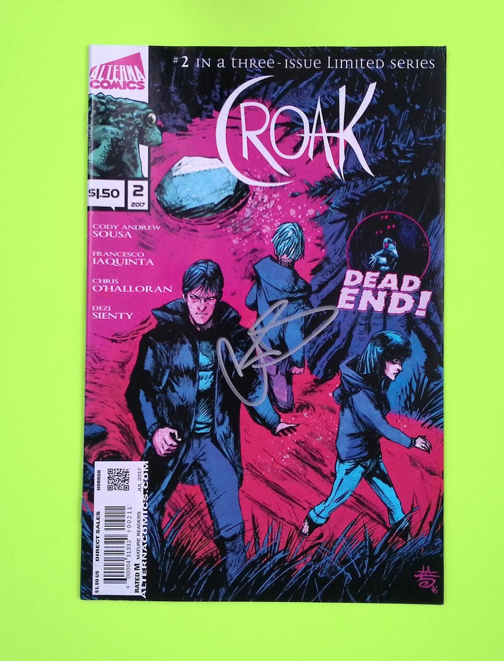 Croak #2 Alterna Comics High Grade Comic Book J10-20