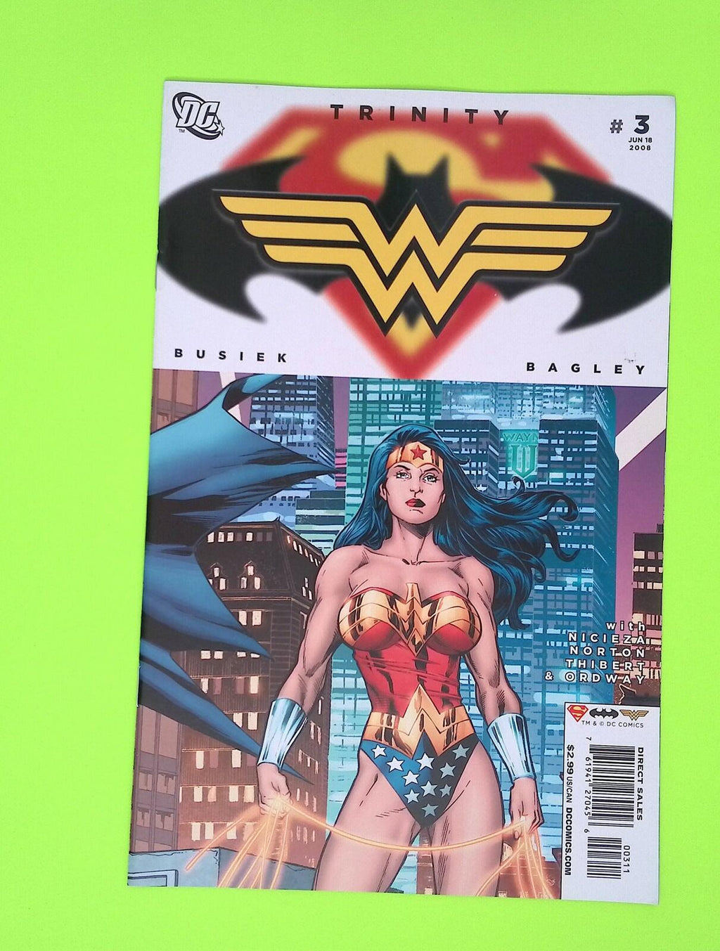 Trinity #3 Vol. 1 2008 DC Comics High Grade Comic Book W115-11