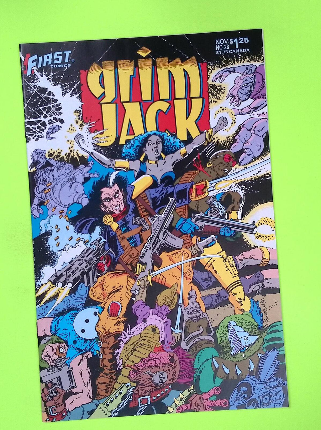 Grimjack #28 1986 First Comics 8.0 Comic Book L88-208