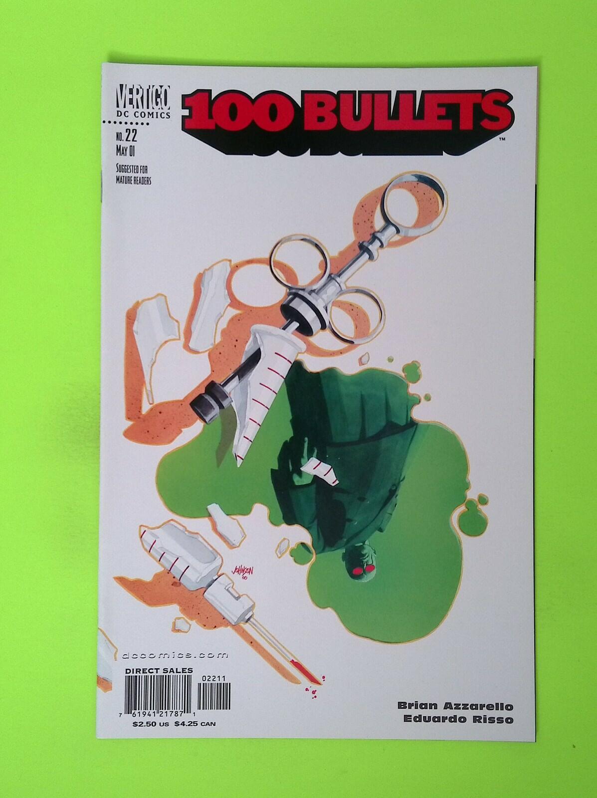 100 Bullets #22 2001 Vertigo High Grade Comic Book X22-136