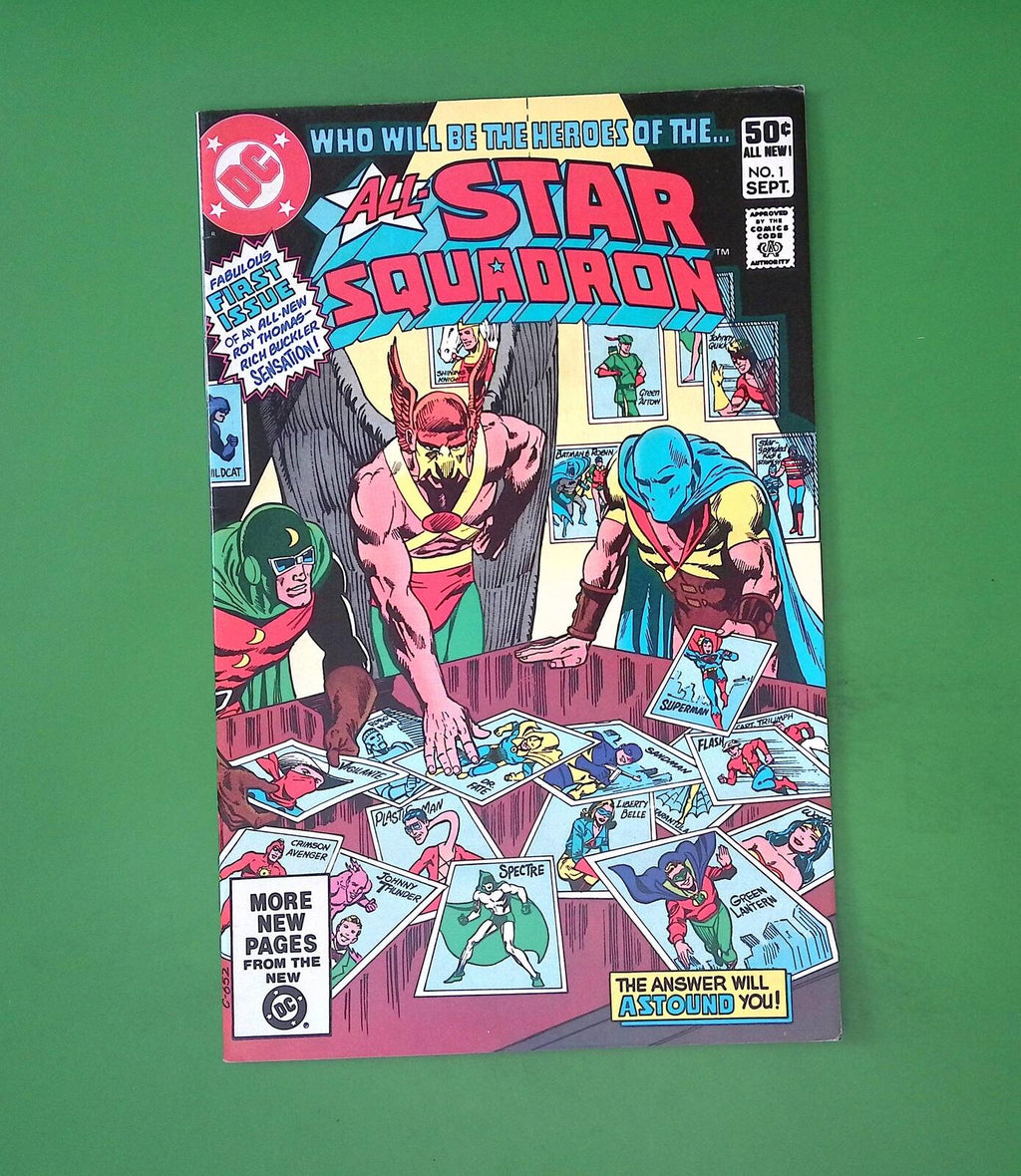 ALL-STAR SQUADRON #1 7.0 1ST APP DC COMIC BOOK H38-92