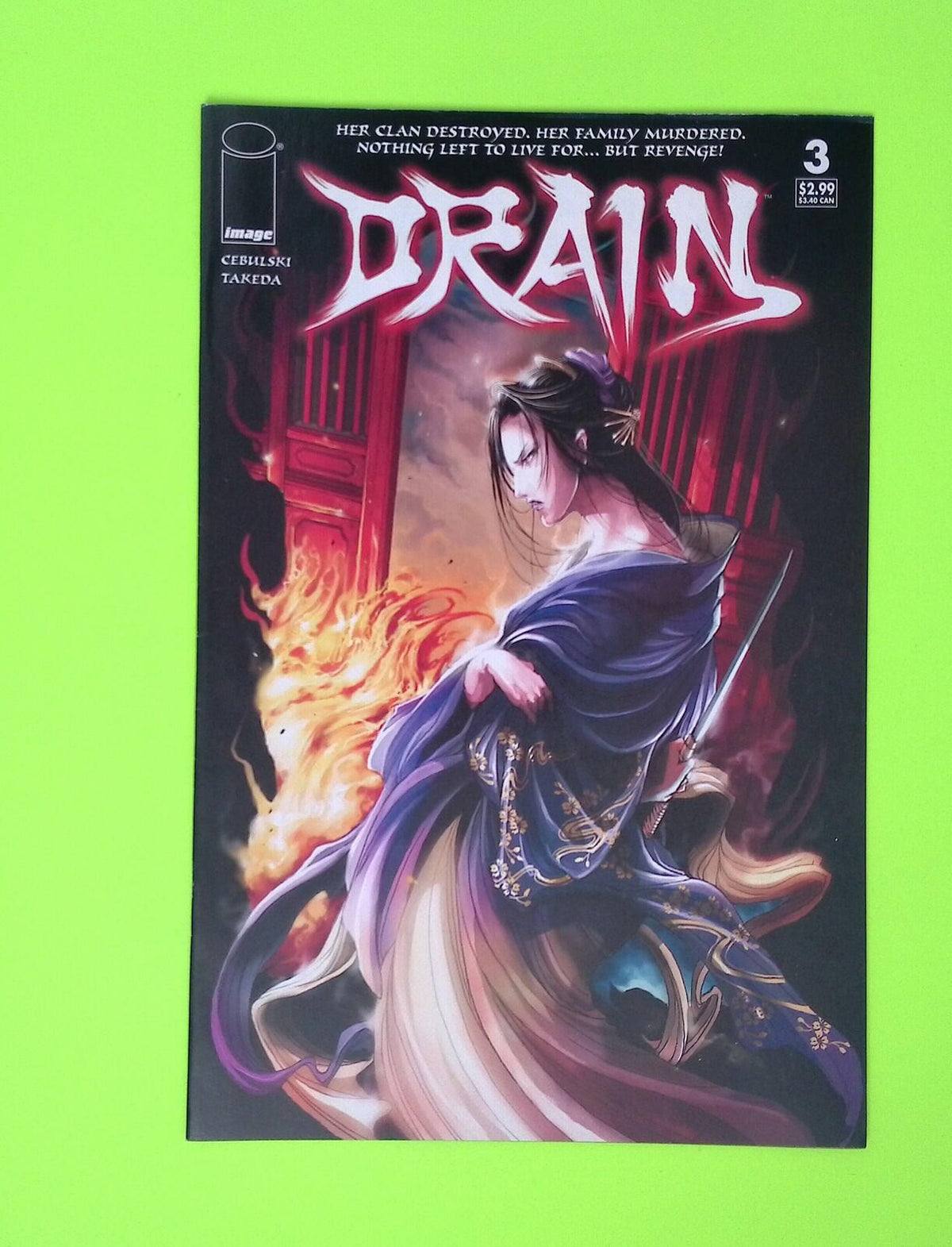 Drain #3 2007 Image Comics High Grade Comic Book W224-214