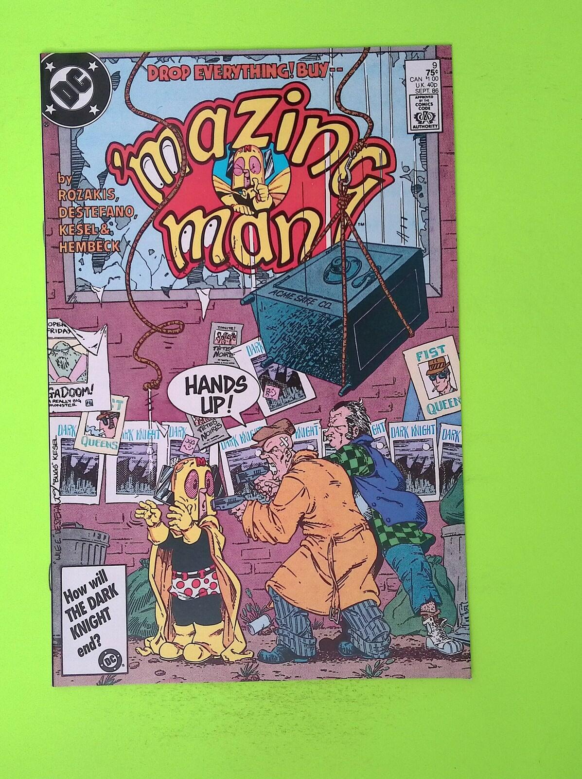 'Mazing Man #9 1986 DC Comics High Grade Comic Book X80-14