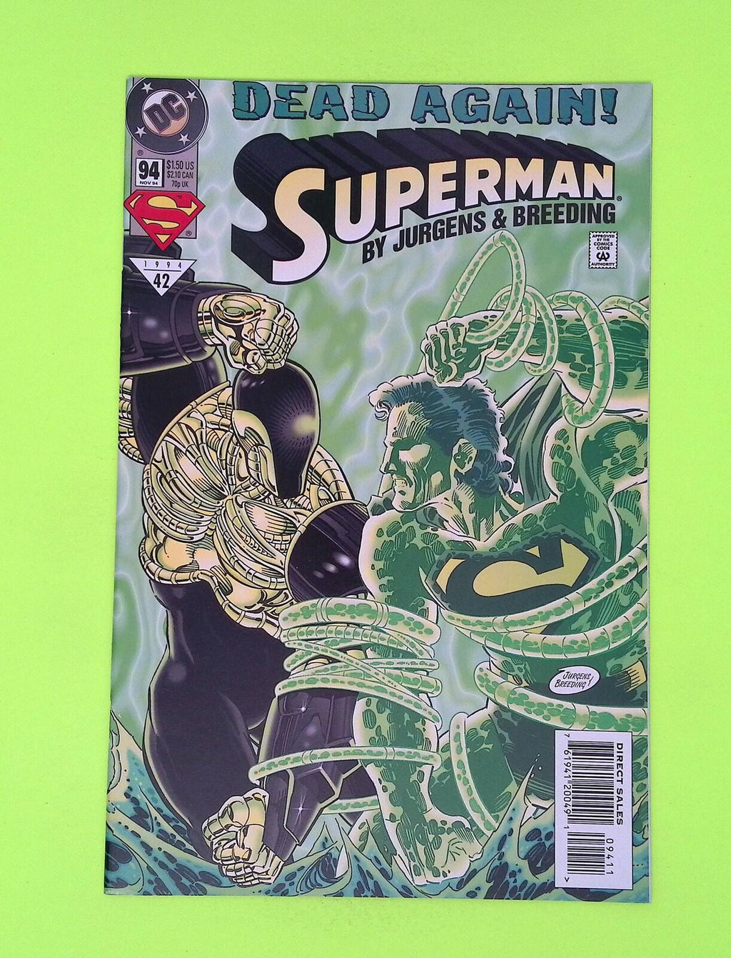 Superman #94 Vol. 2 1994 DC Comics High Grade Comic Book P36-100