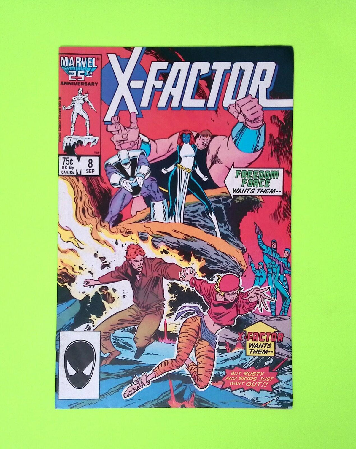 X-Factor #8 Vol. 1 1986 Marvel Comics Higher Grade Comic Book X248-51