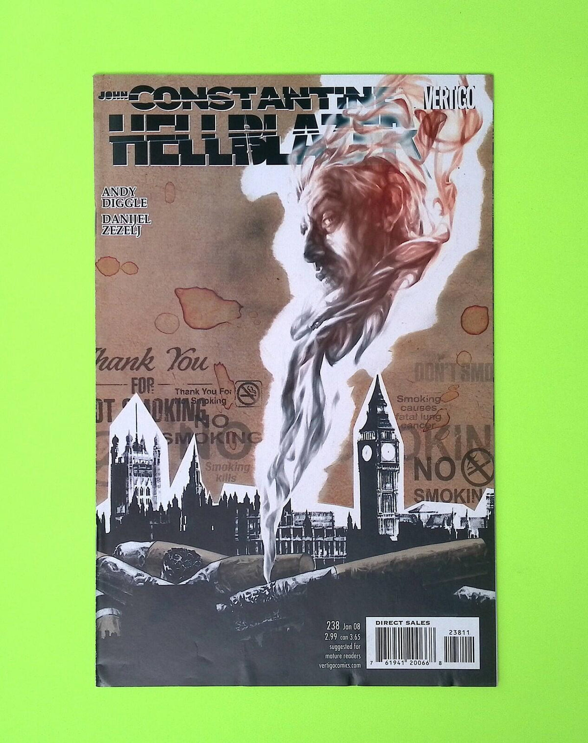 Hellblazer #238 Vol. 1 2008 Vertigo High Grade Comic Book Q15-76