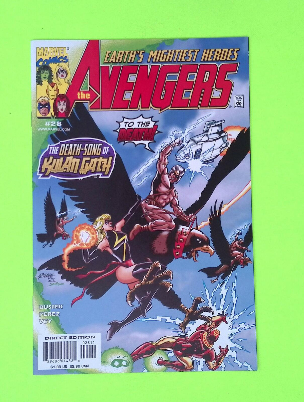 Avengers #28 Vol. 3 2000 Marvel Comics High Grade Comic Book R27-87