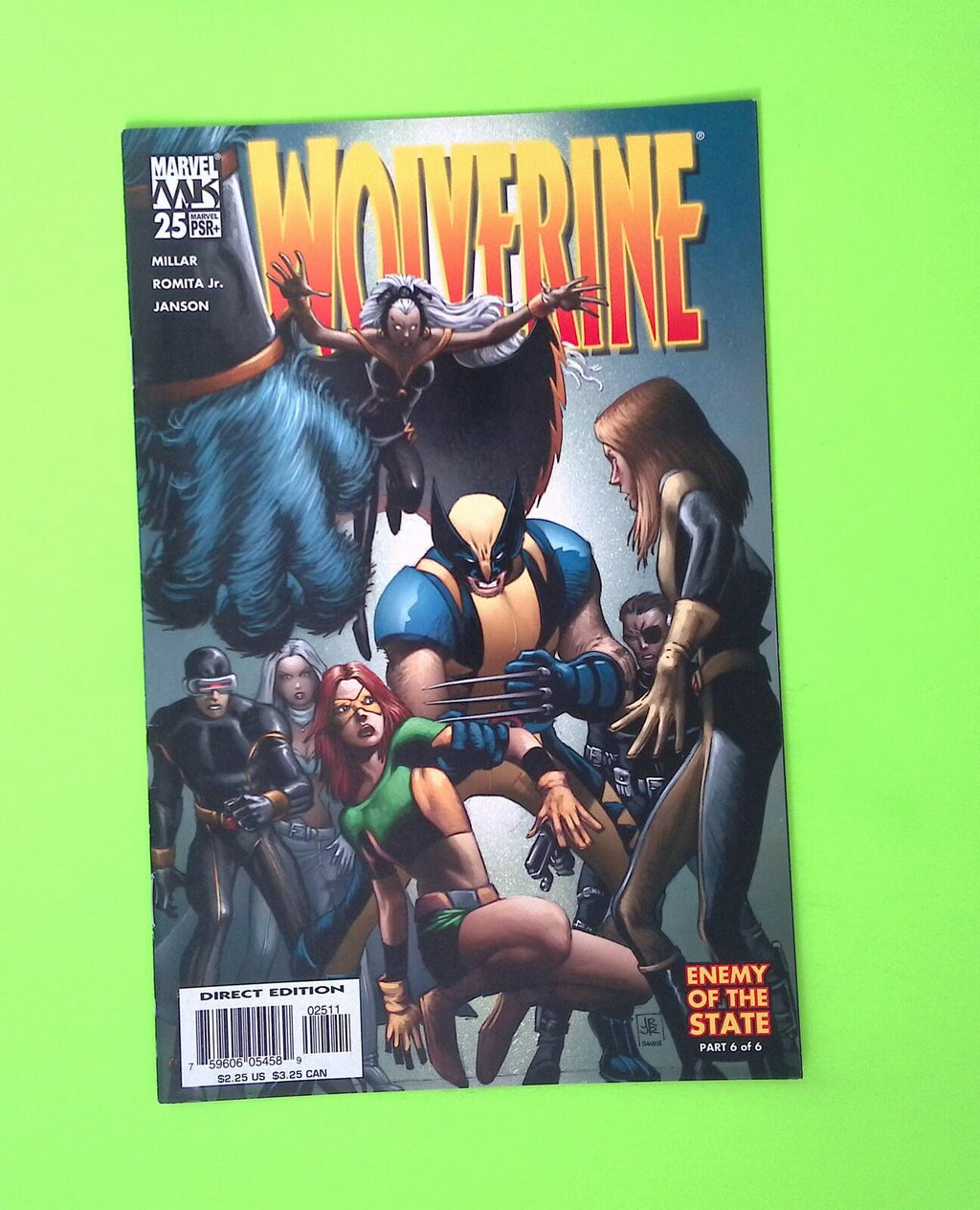 Wolverine #25 Vol. 3 2005 Marvel Comics Higher Grade Comic Book W319-151