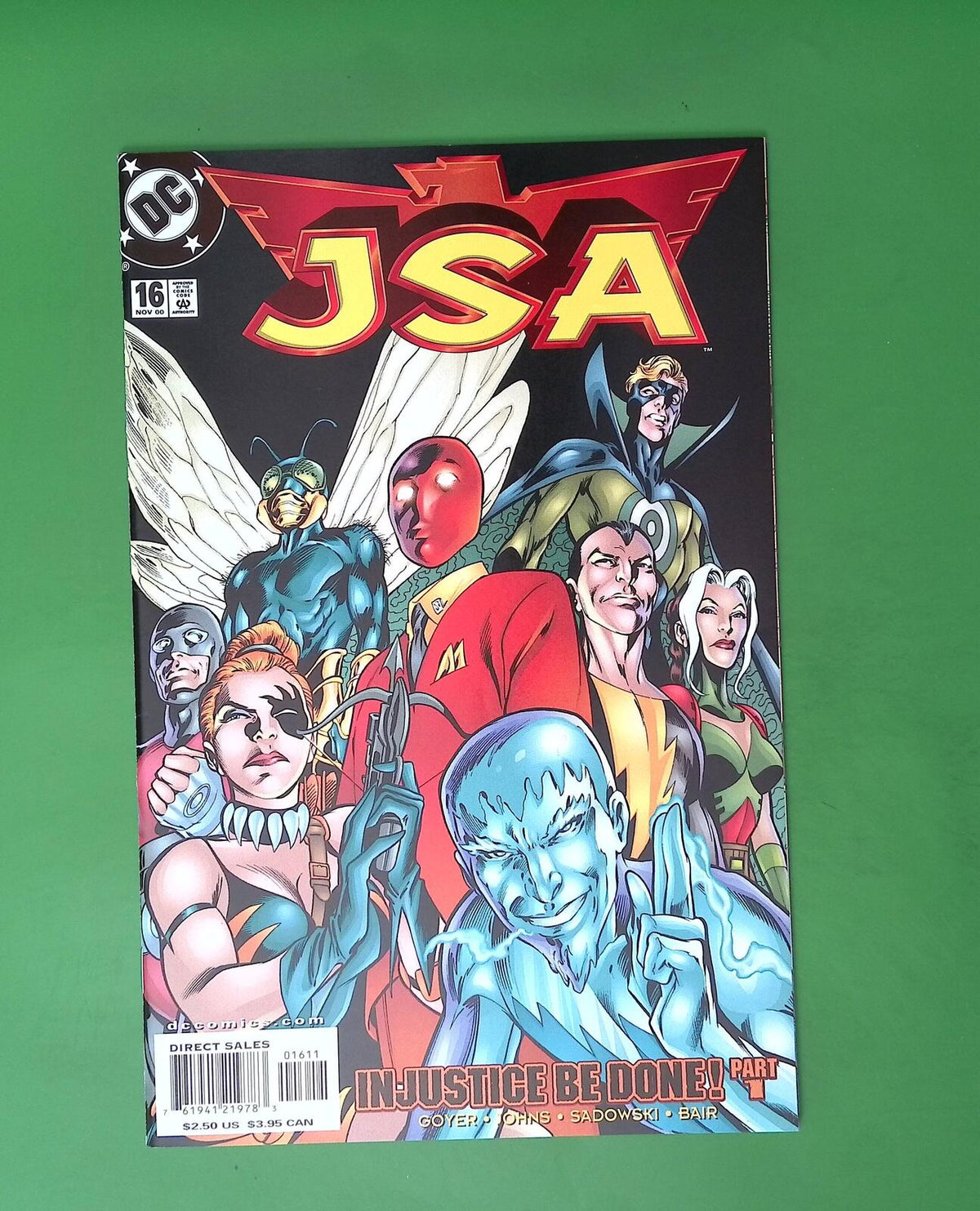 JSA #16 2000 DC Comics High Grade Comic Book H78-244