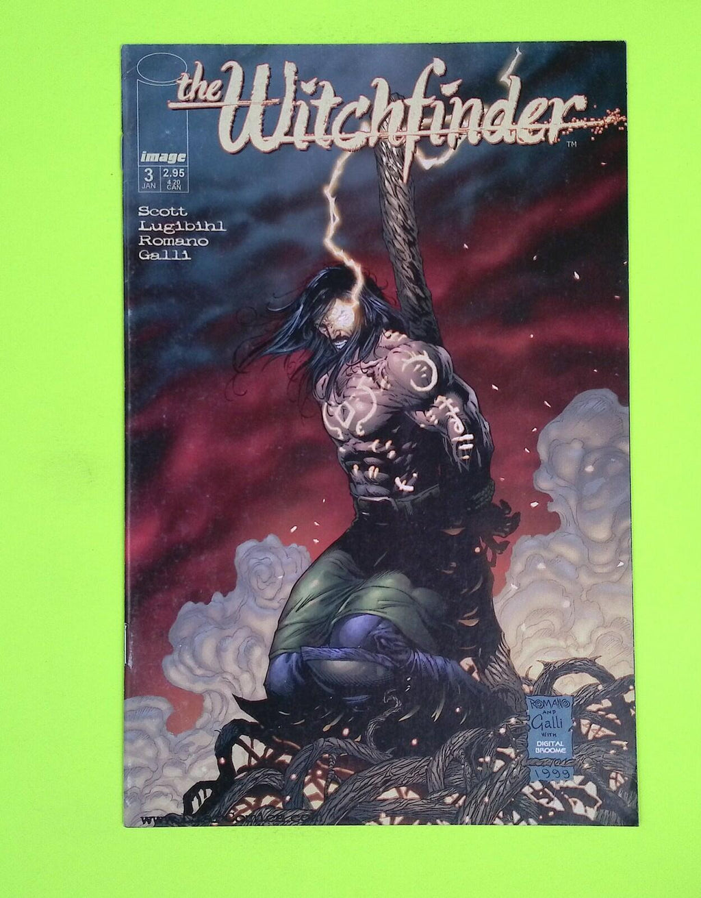 The Witchfinder #3 2000 Image Comics 8.0 Comic Book J37-214